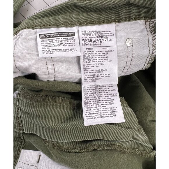 LEVI'S Men's Olive Green 502 Five-Pocket Jean Sz. 38X30 CW-4217 - Picture 3 of 11